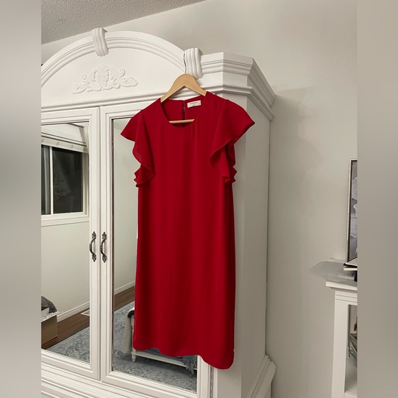 NWT Stunning Red Aritzia Babaton Burt Sheath/Shift Dress - Size Small - Picture 5 of 10